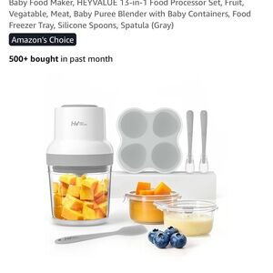 HEYVALUE 13-in-1 Baby Food Processor Set
